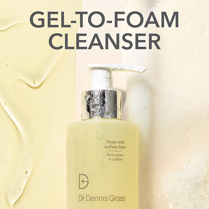 Dr. Dennis Gross Alpha Beta® AHA/BHA Daily Cleansing Gel, for Skin That is Dull, Congested and Uneven Tone & Texture (7.5 Fl Oz)