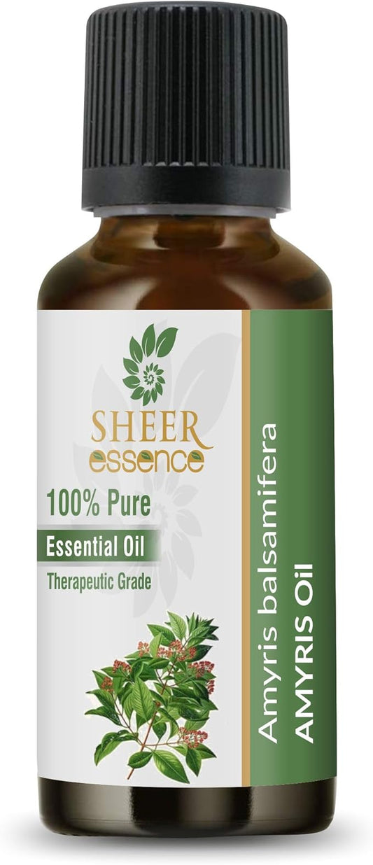 AMYRIS ESSENTIAL OIL 100% Pure Undiluted Uncut Therapeutic Grade Steam Distilled Natural Oils For Skin, Hair And Aromatherapy 5000ML