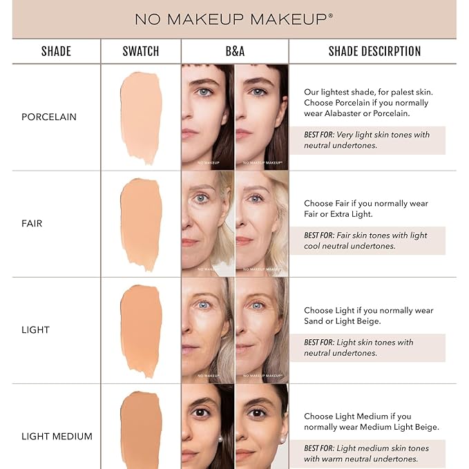 Long-Lasting Lightweight Foundation & Brush Duo | Cruelty-Free, Fragrance-Free, Buildable, Transfer-Proof Makeup (Light)