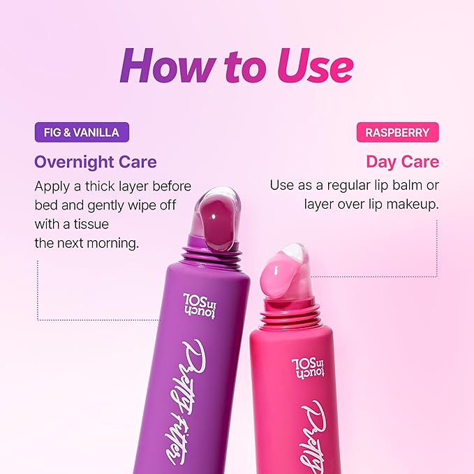 Touch in Sol Pretty Filter Daylight Lip Plumping Mask – Plumping Lip Gloss for Fuller Lips, Moisturizing Raspbarry Lip Plumper, Korean Makeup Essential for Glossy Lips #Raspbarry (0.3 fl.oz/9ml)