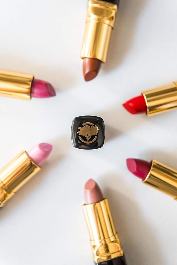 Essence Of Argan Dark Brown Lipstick for Cracked & Dry Lips - 100% Organic Argan & Jojoba Oil, Shea Butter & Aloe Vera - Hydrating & Deep Moisturizing Chocolate Brown Long Lasting Lipstick for Women