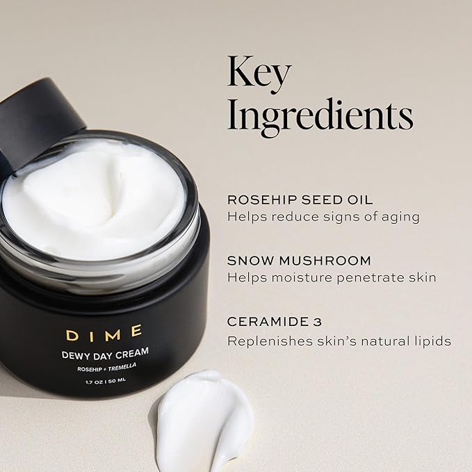 Dime Beauty Moisturizing Set - Dewy Day Cream + Restorative Night Cream (1.7 oz Each)