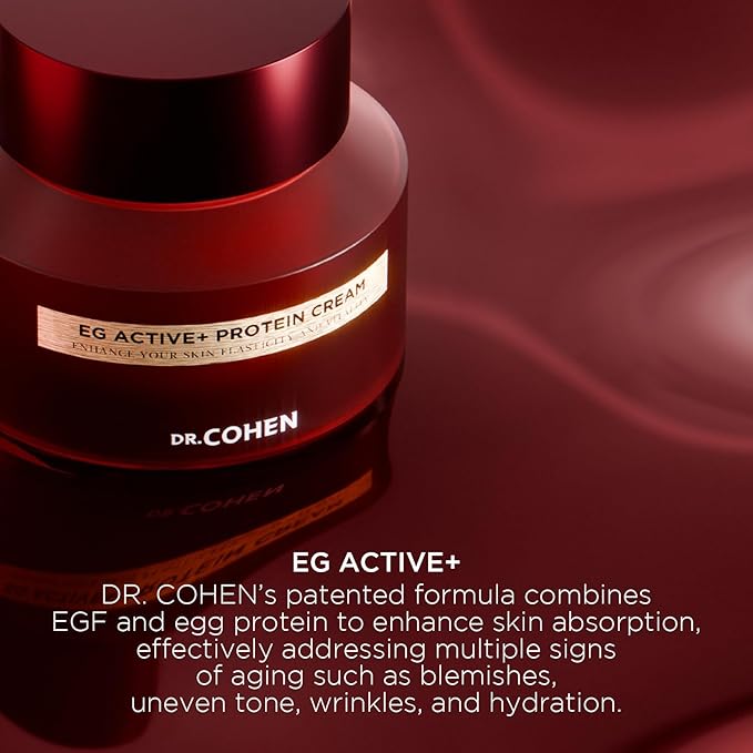 Nano-EGF Hydrating Face Cream – Egg Protein, Ceramide & Hyaluronic Acid – Daily Skin Hydrating Facial Cream – Ideal for Post-Skin Care Routines – 1.69 fl oz