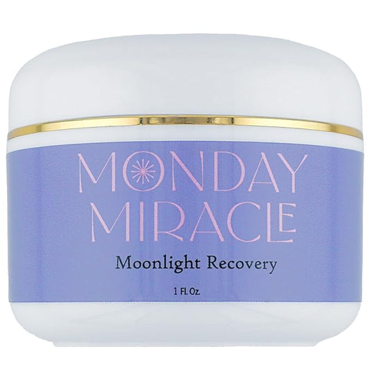 Moonlight Recovery Hydrating Night Cream for Sensitive Skin | Soothing Face Moisturizer for Redness, Dryness & Irritation | Fragrance-Free, Non-Comedogenic, Barrier-Repair