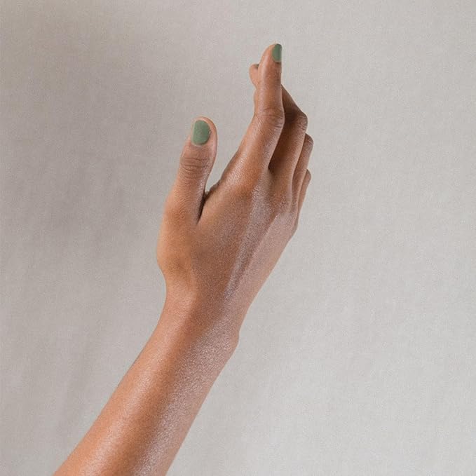 J. Hannah Nail Polish – Vegan, Non-Toxic, Cruelty-Free, Gluten-Free, Long Lasting, USA Made, Architectural flower. Tender heart. Hearty Green Color (Artichoke)