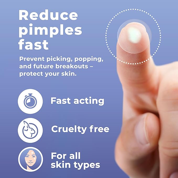 Pimple Patches for Face (240 Patches), Hydrocolloid Acne Patches with Tea Tree Oil & Salicylic Acid, Pimple Patch Pimple Stickers, Hydrocolloid Patch Acne Dots Acne Pimple Patches For Face