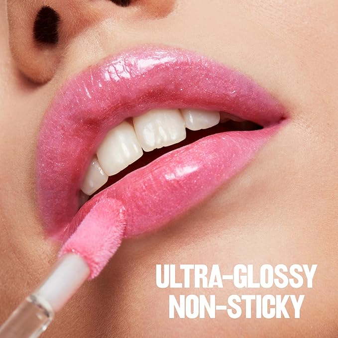 Revlon Super Lustrous Lip Gloss, Non-Sticky, Hydrating, High Shine Finish, 304 Frost Queen, 0.13 oz