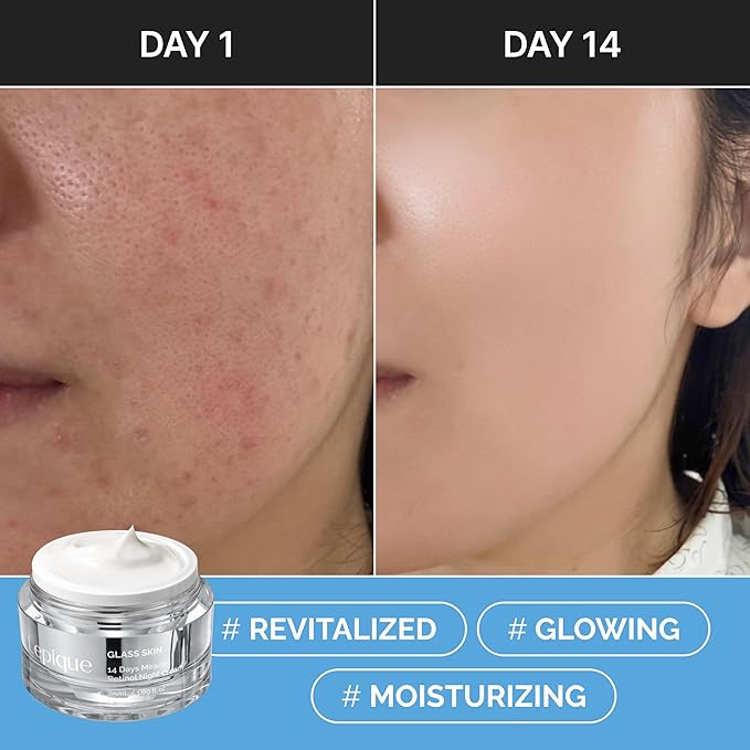 Retinol Night Cream 1.69oz - No.1 Korean Retinol Night Cream for Face and Neck - Collagen, Centella, Hyaluronic Acid - Anti aging cream, Moisturizer, Face Cream, Hydrating, Firming
