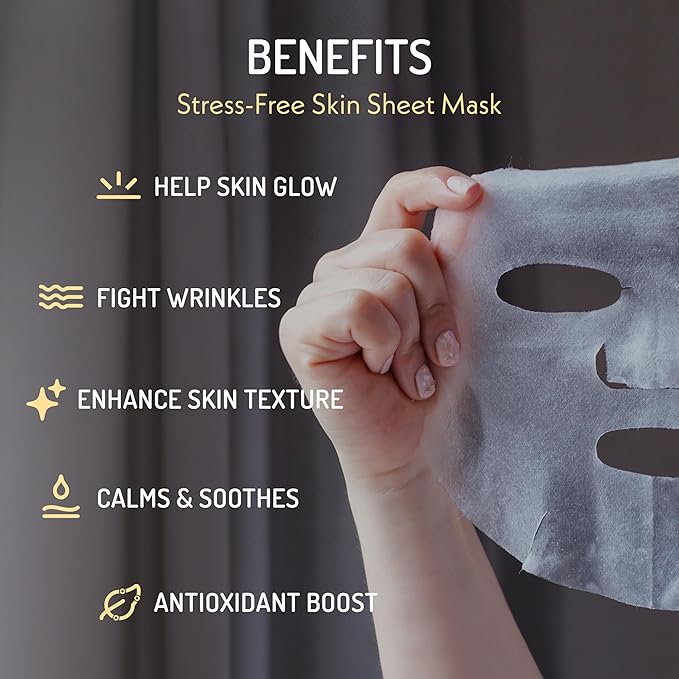 Eve Hansen Collagen Face Mask Sheets Set of 5 – Hydrating & Nourishing Care for All Skin Types – With Hyaluronic Acid, Tangerine Peel, Blueberry Extract & Spinach Leaf