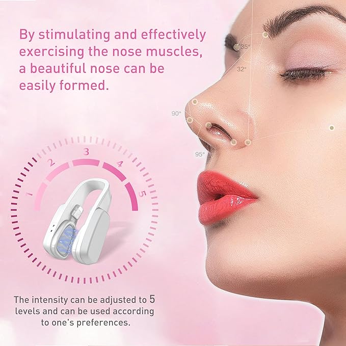 Nose Slender Device High Upward Tool, Nose Shaper Up Lifting Clip, Pain-Free Nose Bridge Straightener Corrector
