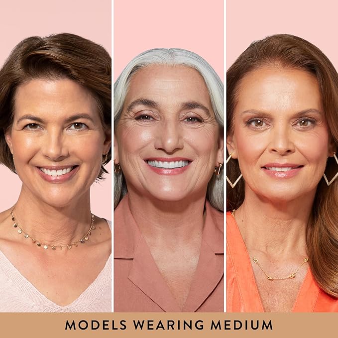 LAURA GELLER NEW YORK Baked Balance-N-Glow Illuminating Foundation - Golden Medium - Buildable Sheer to Light Coverage - Satin Finish
