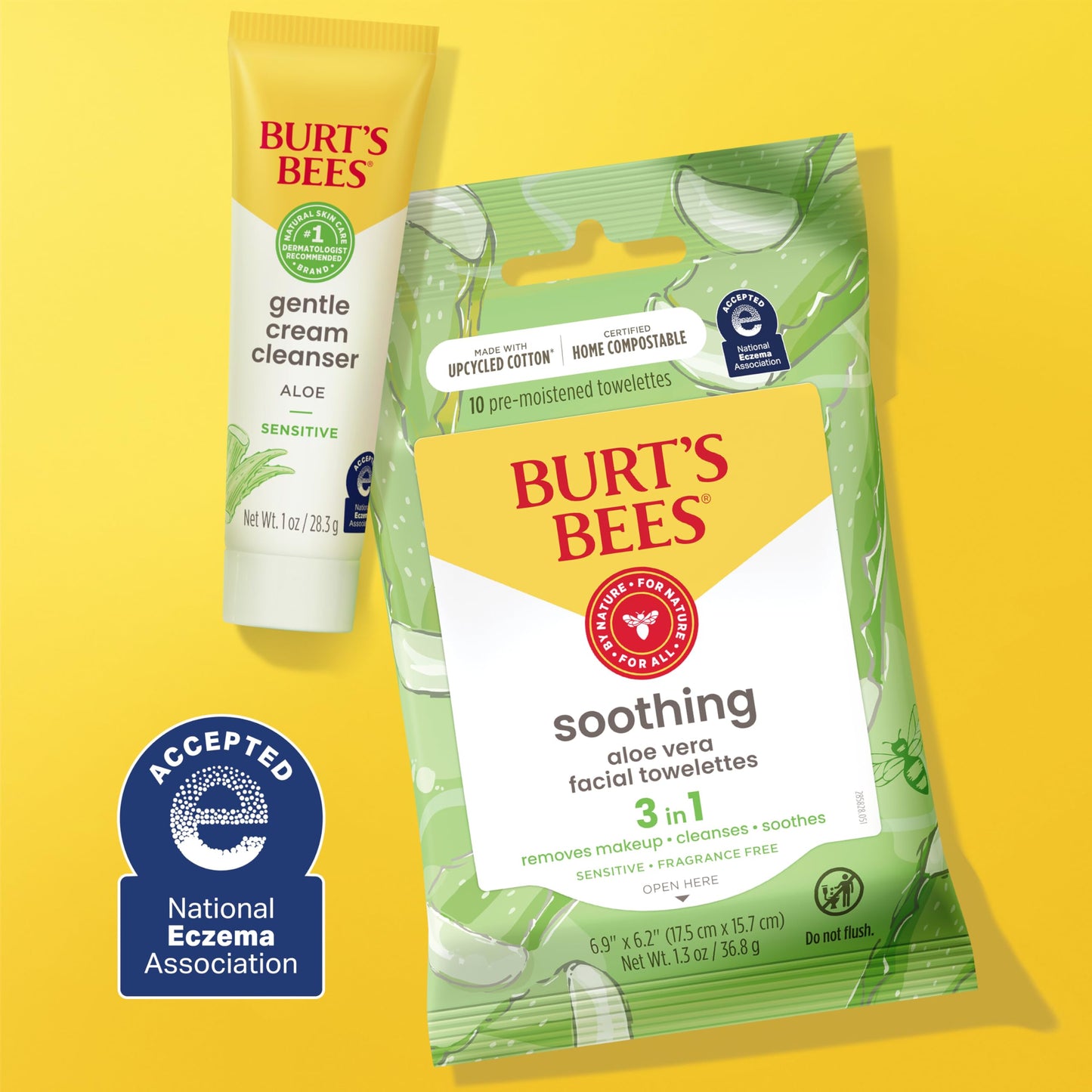 Burt's Bees Back To School Dorm Essentials, Calming Night Cream, With Aloe and Rice Milk, Face Moisturizer For Sensitive Skin, 98.8 Percent Natural Origin, 1.8 oz. Tub