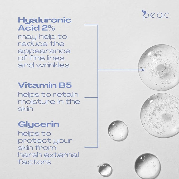 Hyaluronic Acid 2% + B5 Serum 30ml/1oz – USA Made - All Skin Types - Hyaluronic Acid for Face – Hydrating, Plumping & Lightweight – Fragrance Free Skincare – Moisturizing Face Serum for Women