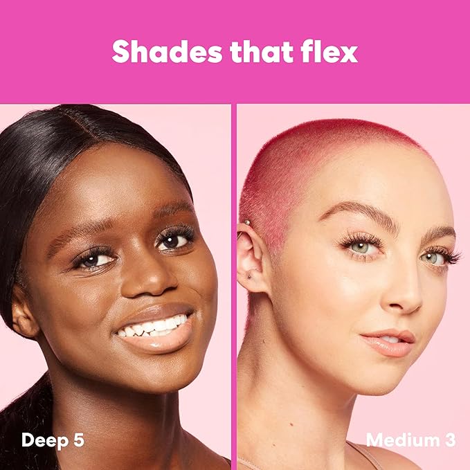 Beautyblender 12-Hour Always on Radiant Skin Tint, Breathable Serum Foundation Stays Put for All Day Long Wear, Infused with Hyaluronic Acid & Niacinamide, Medium 2