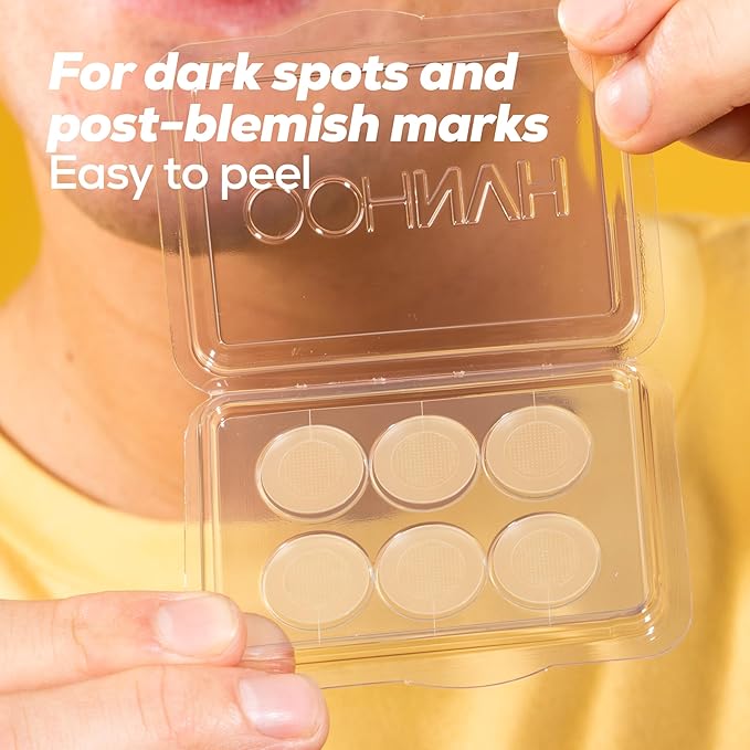 Hanhoo Dark Spot Brightening Patch and T-Zone Pore Patch Bundle, 28 Total Patches, with Niacinamide and Hyaluronic Acid, Hydrocolloid Patches for Clogged Pores, Microneedle Patches for Dark Spots