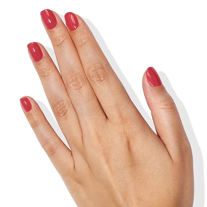 LONDONTOWN UV/LED Gel Nail Polish - Long Lasting, Chip Resistant High Shine Color - Glossy Sun-Kissed Blush, Flushed Cheeks, 12ml/.40fl oz