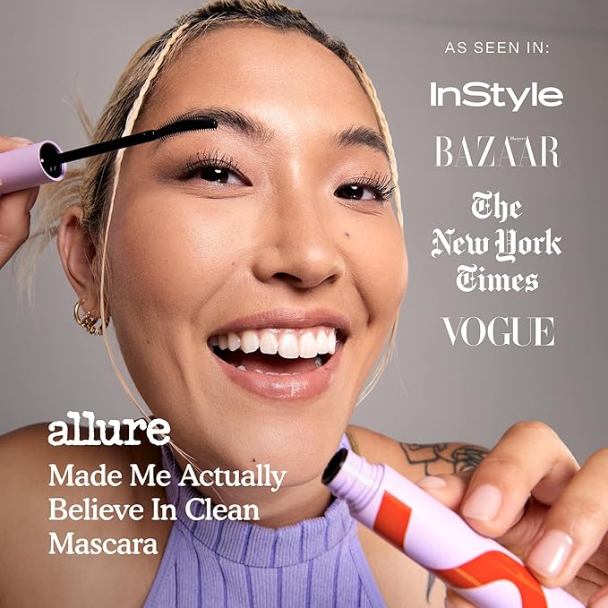 Tower 28 MakeWaves Mascara - Volumizing -Resistant Mascara - No Clumping or Flaking - for Sensitive Eyes – Jet Black