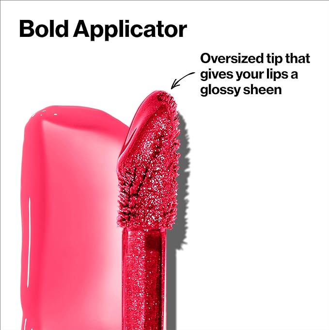 Revlon Super Lustrous Lip Gloss, Non-Sticky, Hydrating, High Shine Finish, 301 Rose Quartz, 0.13 oz