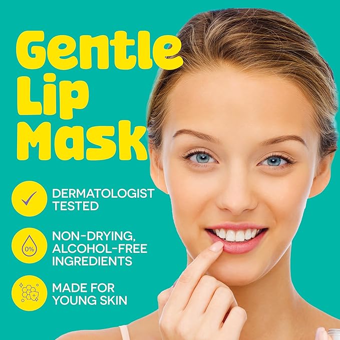 Lip Masks Set by BeYOUtiful, Hydrating Lip Balm Treatment for Dry, Chapped Lips, Lip Gloss for Girls and Boys, Skin Care for Teens, 2pc, 0.3oz Each