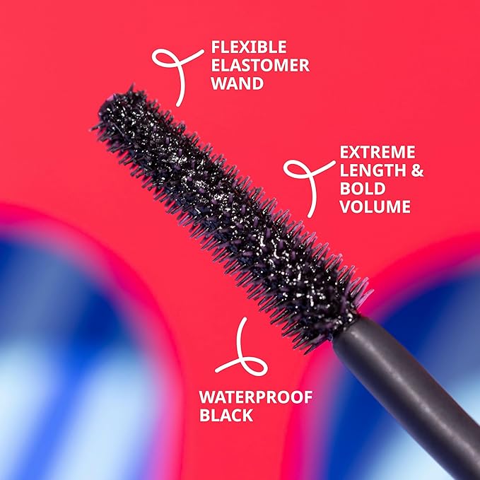 essence | Lash Without Limits Extreme Lengthening & Volume Waterproof Mascara | Volumizing & Lengthening | Vegan, Cruelty Free & Paraben Free