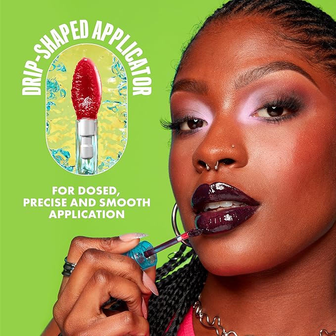 NYX Professional Makeup Lip IV Hydrating Glossy Lip Stain with 12HR Hydration - Mocha Me Wet (Brown)