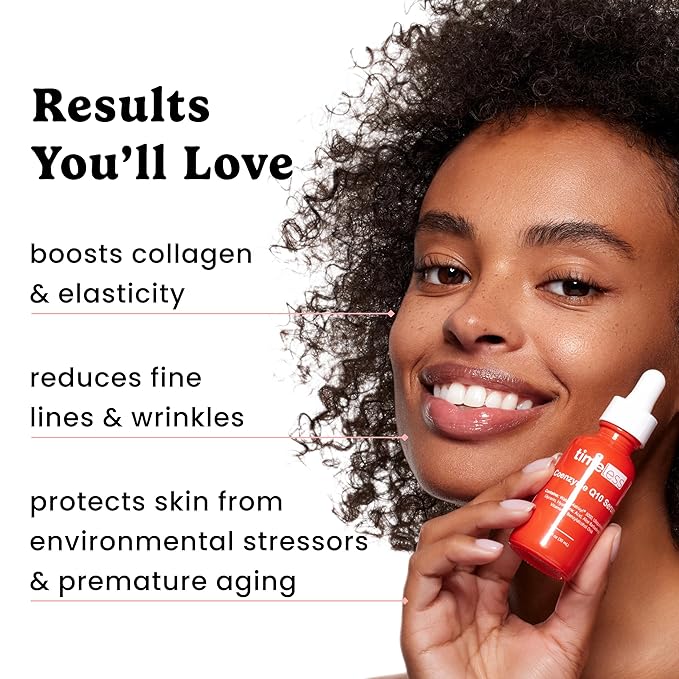 Timeless Skin Care Coenzyme Q10 Serum - Skin Care Serum for Smoothing - Fragrance-Free - Coenzyme Q10 - with Hyaluronic Acid - 1 oz (Pack of 2)